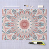 Opvallend Moderne Kaleidoscoop Mandala Fractal Art Tissuepapier (Craft)