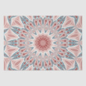 Opvallend Moderne Kaleidoscoop Mandala Fractal Art Tissuepapier (Voorkant)