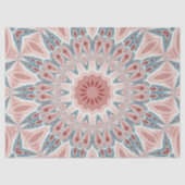 Opvallend Moderne Kaleidoscoop Mandala Fractal Art Tissuepapier (Voorkant)