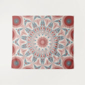 Opvallend Moderne Kaleidoscoop Mandala Fractal Art Wandkleed (Voorkant (horizontaal))