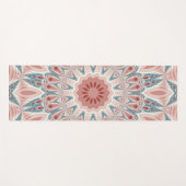 Opvallend Moderne Kaleidoscoop Mandala Fractal Art Yogamat (Voorkant (horizontaal))