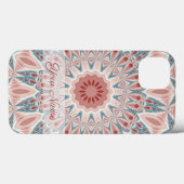 Opvallend Moderne Kaleidoscope Mandala Fractal Nam Case-Mate iPhone Case (Achterkant (horizontaal))