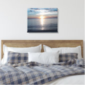 Opvallend mooi foto van de zonsondergang canvas afdruk (Insitu (Slaapkamer))
