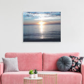 Opvallend mooi foto van de zonsondergang canvas afdruk (Insitu (Woonkamer))