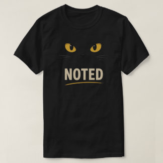 Opvallend ontwerp met zwarte kattenogen t-shirt