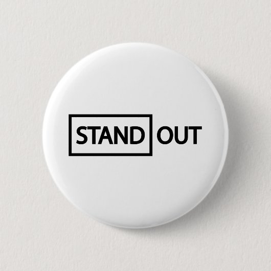Opvallend opvallen ronde button 5,7 cm (Voorkant)