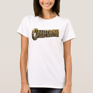 Opvallend Oranje CALIFORNIA Tekst Design T-shirt