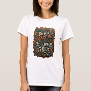 Opvallend Oranje JIJ JAAGT ME GEEN ANGST AAN, IK H T-shirt