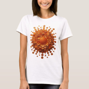 Opvallend Oranje ORANJE BOL Print T-shirt