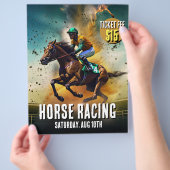 Opvallend Paardenrennen Flyer (Hand)