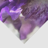 Opvallend Paars, Violet en Mauve Iris Abstract Tissuepapier (Detail)