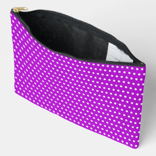 Opvallend Paarse met kleine witte Stippen Etui