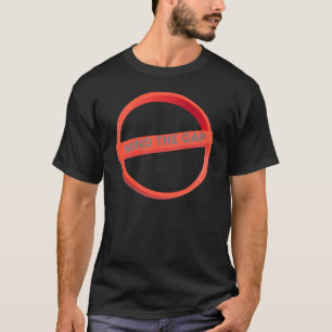 Opvallend Rode “Let Op De Opening” Grafische Print T-shirt