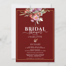 Opvallend roze Floral Gold Ampersand Vrijgezellenf