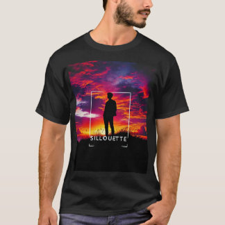 "Opvallend silhouet Sunset T-shirt