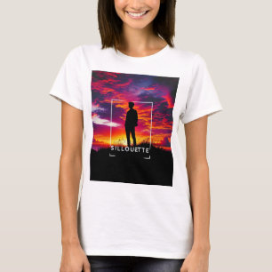 Opvallend silhouet Sunset T-shirt