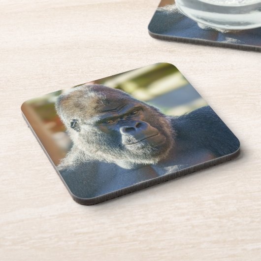 Opvallend Silverback Bier Onderzetter (Linkerzijde)