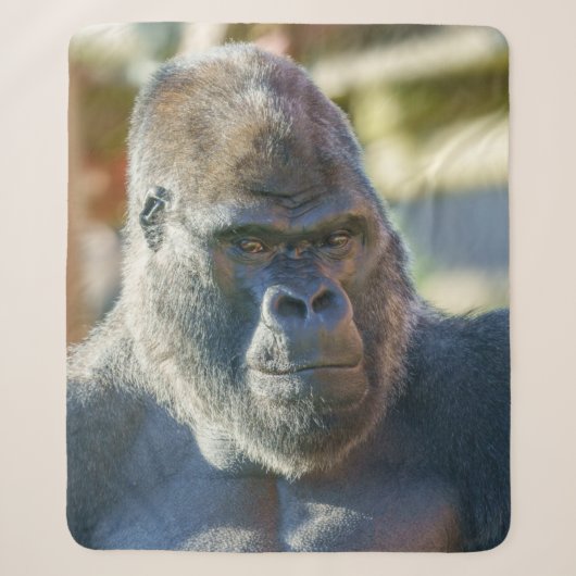 Opvallend Silverback Fleece Blanket Sherpa Deken (Voorkant)