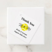 Opvallend tennisthema gepersonaliseerde bruiloft bedankjes labels (In situ)