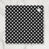 Opvallend tennisthema gepersonaliseerde bruiloft bedankjes labels (Achterkant)