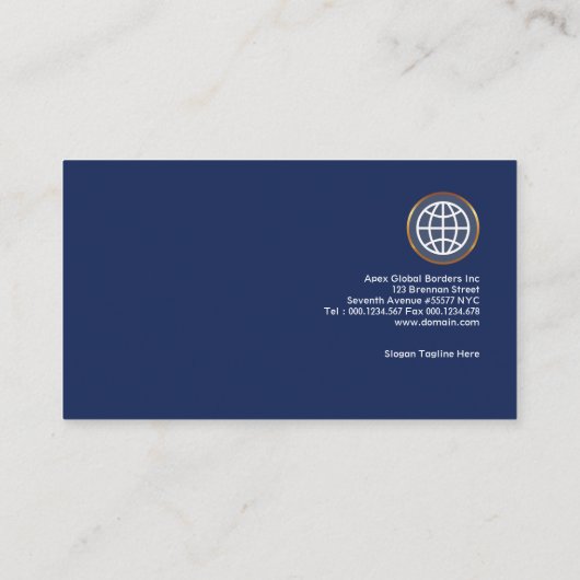 Opvallend Verticals Retro Exclusief General Manage Visitekaartje (Achterkant)