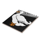 Opvallend Victoriaans houtsnede dierlijk Onderzett Tegeltje (Zijkant)