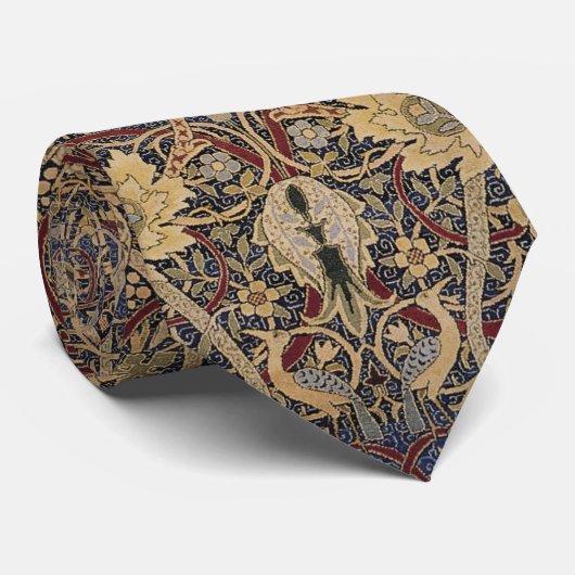 Opvallend William Morris Bullerwood Design Stropdas (Opgerold)