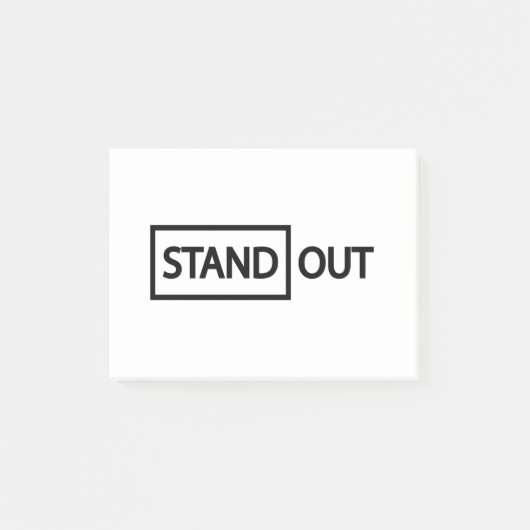 Opvallend zich onderscheiden post-it® notes (Voorkant)