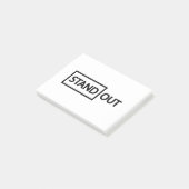 Opvallend zich onderscheiden post-it® notes (Schuin)