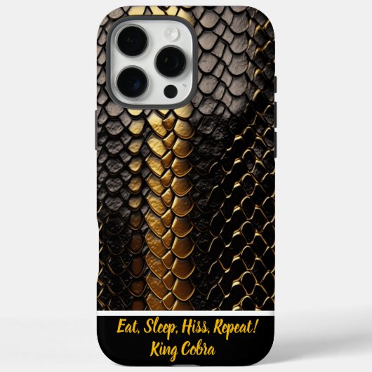 Opvallend zwart en goud patroon van de huid van ee Case-Mate iPhone case (Achterkant)