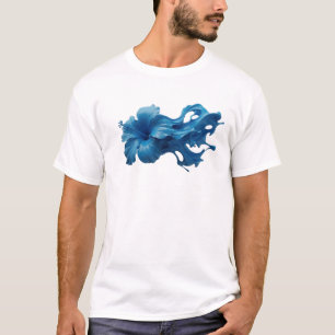 Opvallende ABSTRACTE BLOEM Modieuze Print T-shirt