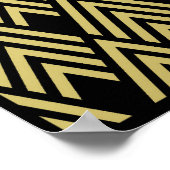Opvallende art Deco-stijl Poster (Hoek)