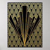 Opvallende art Deco-stijl Poster (Voorkant)