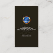 Opvallende Brick Wall Gold Home Builder - construc Visitekaartje (Achterkant)