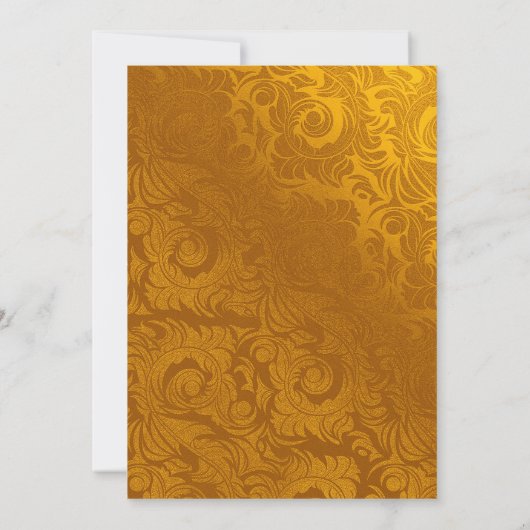 Opvallende bruiloft foto Opslaan datum Save The Date (Achterkant)