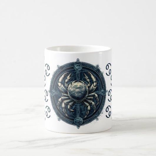 Opvallende Cancerian Symbol ArtWork Koffiemok (Center)