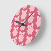 Opvallende Cartoon-wandklok Ronde Klok (Hoek)