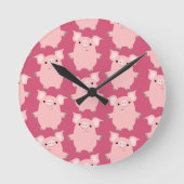 Opvallende Cartoon-wandklok Ronde Klok (Voorkant)