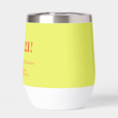 Opvallende Chartreuse Oranje 21e Verjaardag Custom (Achterkant)
