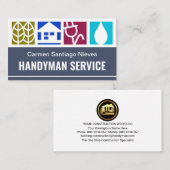 Opvallende Creatieve Bouw Gebouw Signage Visitekaartje (Voorkant / Achterkant)