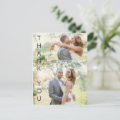 Opvallende dank briefkaart (Staand voorkant)