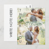 Opvallende dank briefkaart (Voorkant / Achterkant)