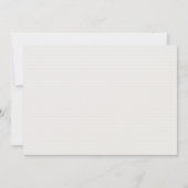 Opvallende datum neutrale beige foto save the date (Achterkant)