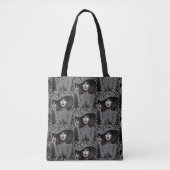 Opvallende elegantie: monochrome muze Canvas tas (Voorkant)