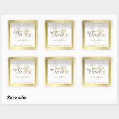 Opvallende etiketten op productverpakkingen: wit e (Vel)