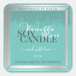 Opvallende etiketten voor productverpakking Blauwg