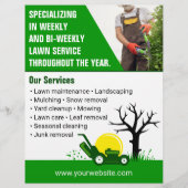 Opvallende gazonverzorging Flyer-Green & Professio Flyer (Achterkant)