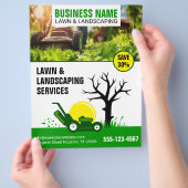 Opvallende gazonverzorging Flyer-Green & Professio Flyer (Hand)