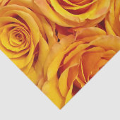 Opvallende gele rozen tissuepapier (Detail)