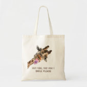 Opvallende giraffentas tote bag (Voorkant)